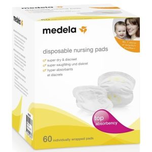 Medela – Coussinets allaitement jetables – lot de 60 pièces